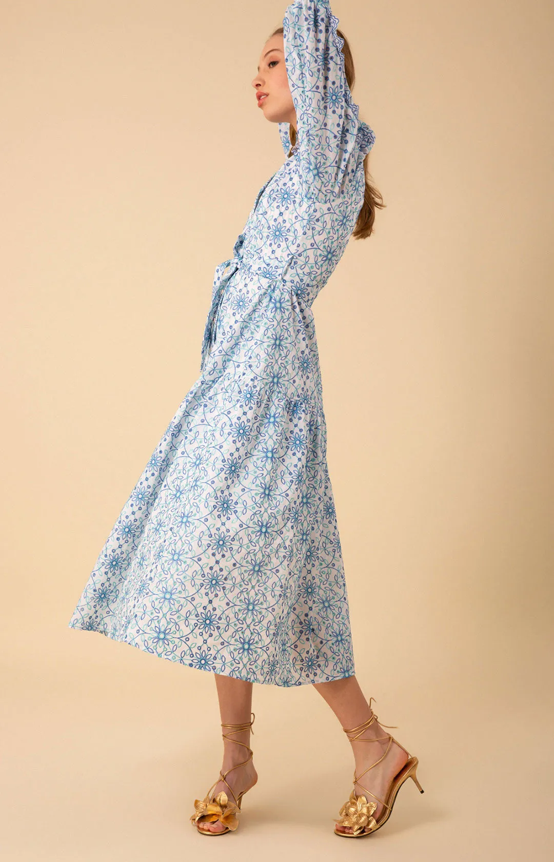 Valerie Eyelet Dress sold by Hale Bob product image thumbnail 5