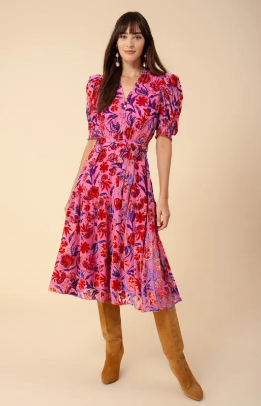 Kimbra Velvet Burnout Dress sold by Hale Bob