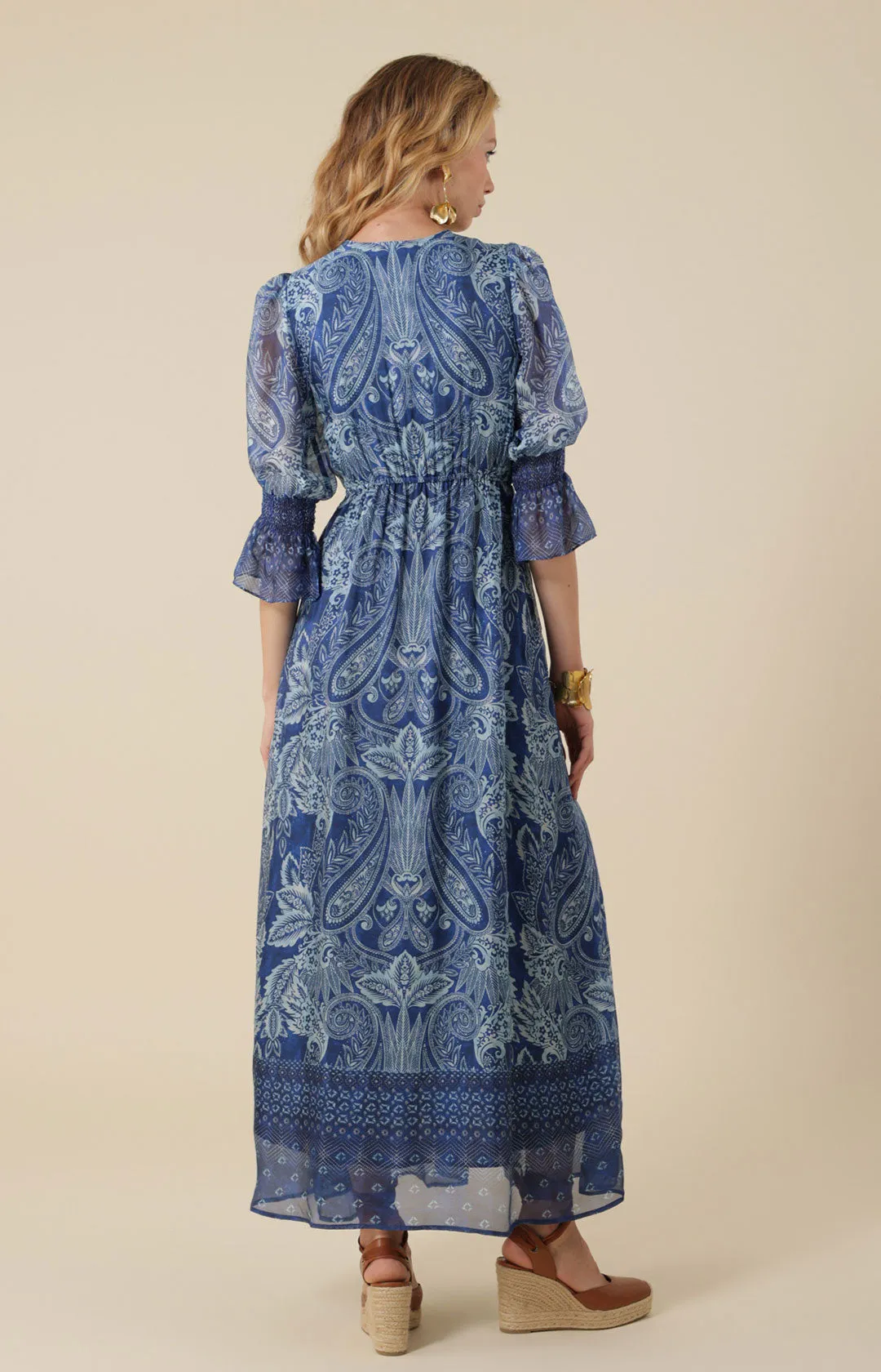 Rory Chiffon Maxi Dress sold by Hale Bob product image thumbnail 2