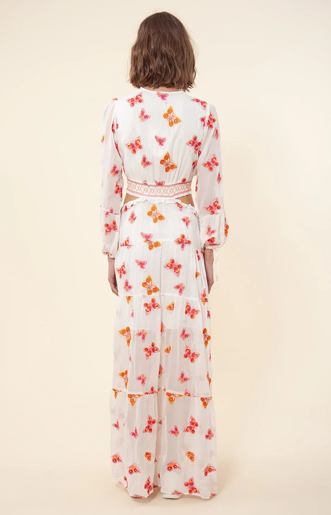 Bluebell Embroidered Maxi Open Sides sold by Hale Bob product image thumbnail 2