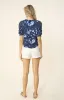 Karissa Shirred Jersey Top sold by Hale Bob