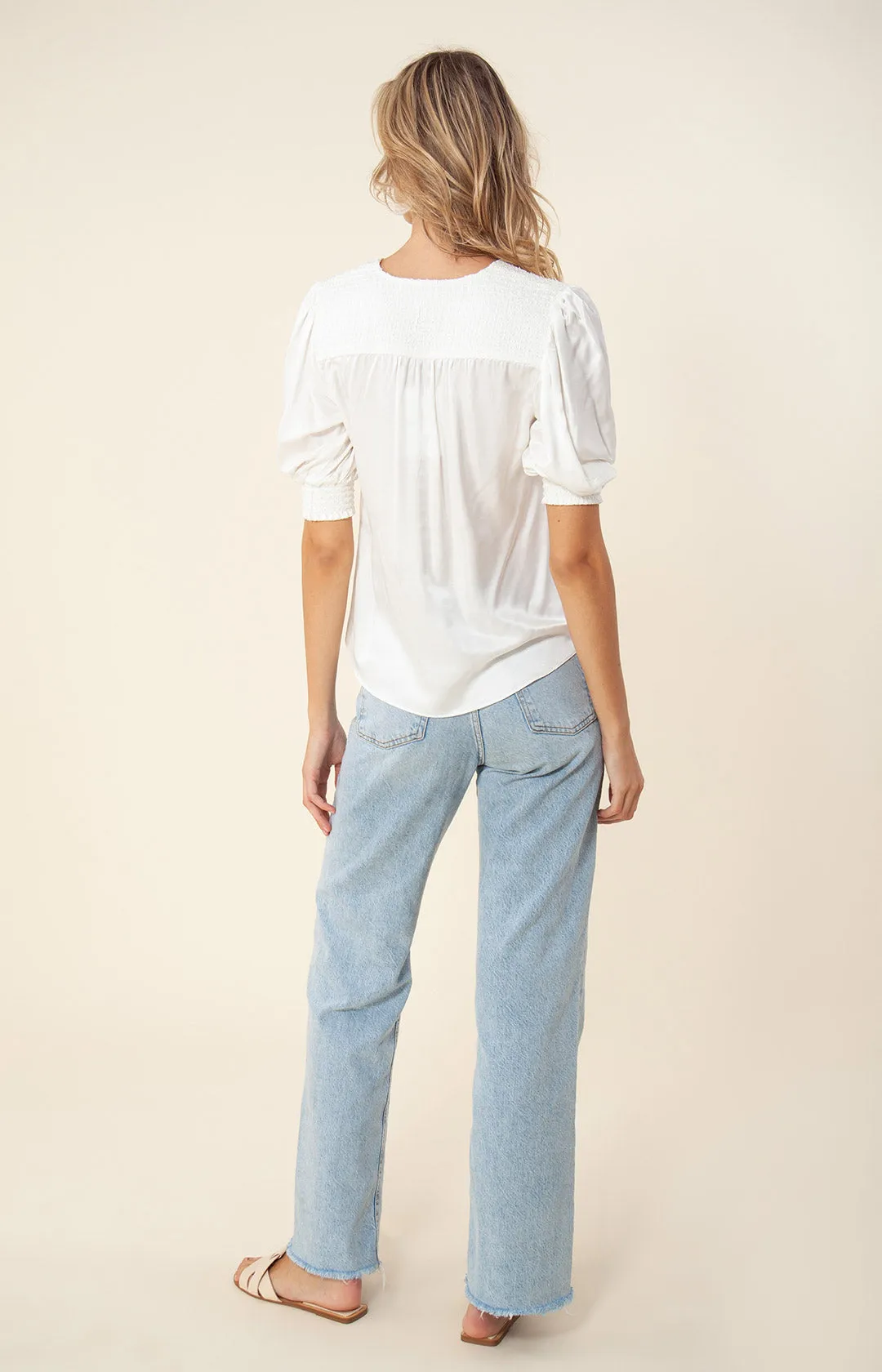 Jaydin Solid Charmeuse Top sold by Hale Bob product image thumbnail 4