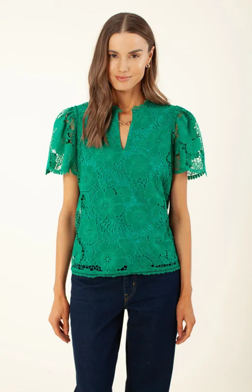 Aria Lace Top sold by Hale Bob