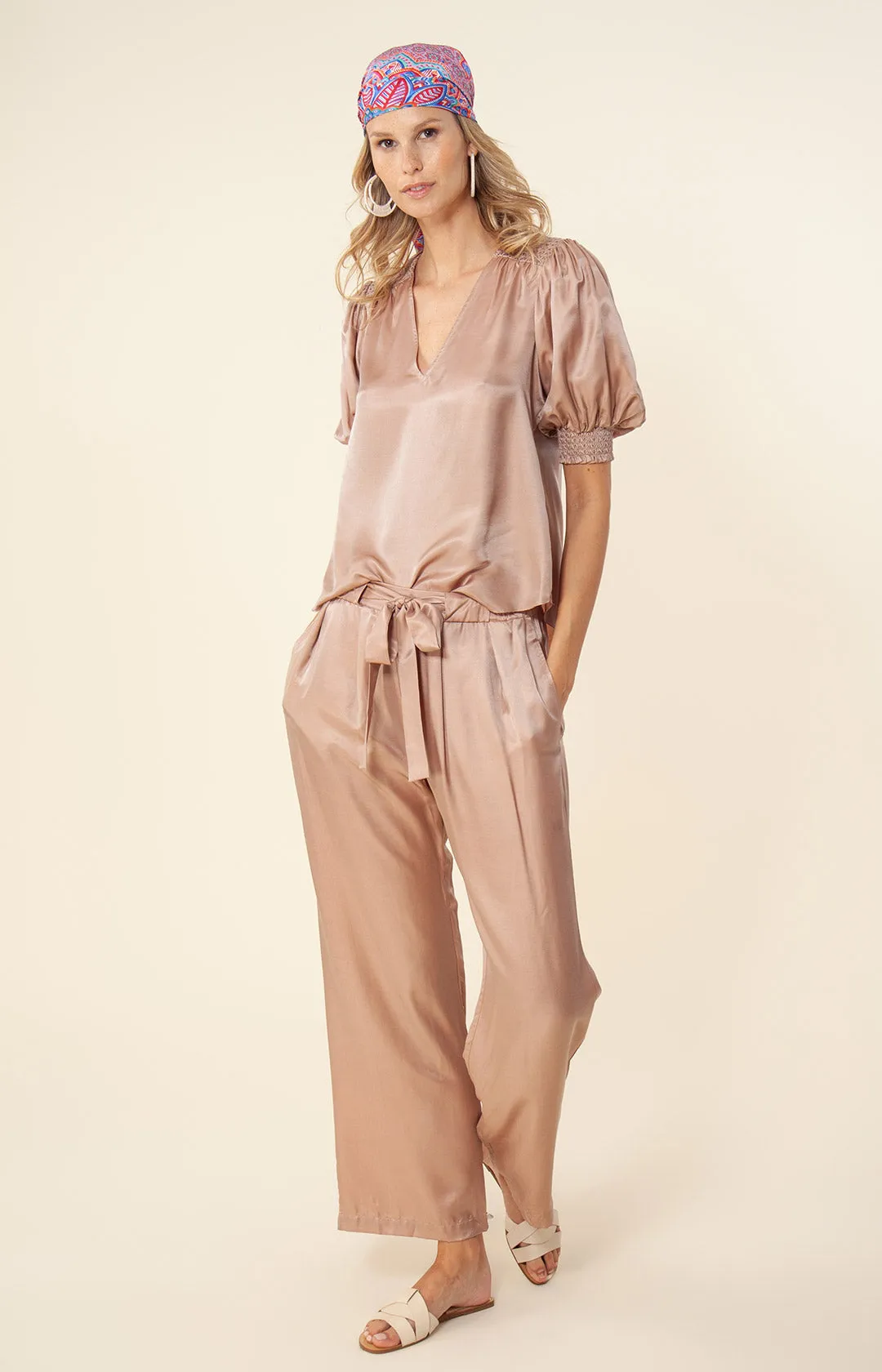 Jaydin Solid Charmeuse Top sold by Hale Bob product image thumbnail 2