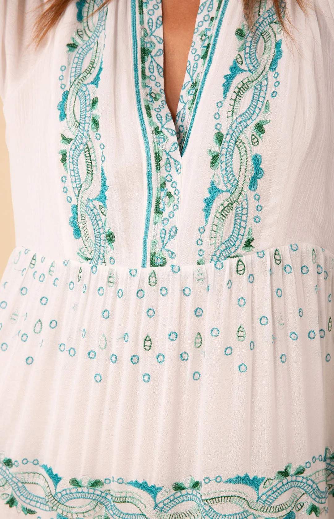 Emery Embroidered Maxi Dress sold by Hale Bob product image thumbnail 3