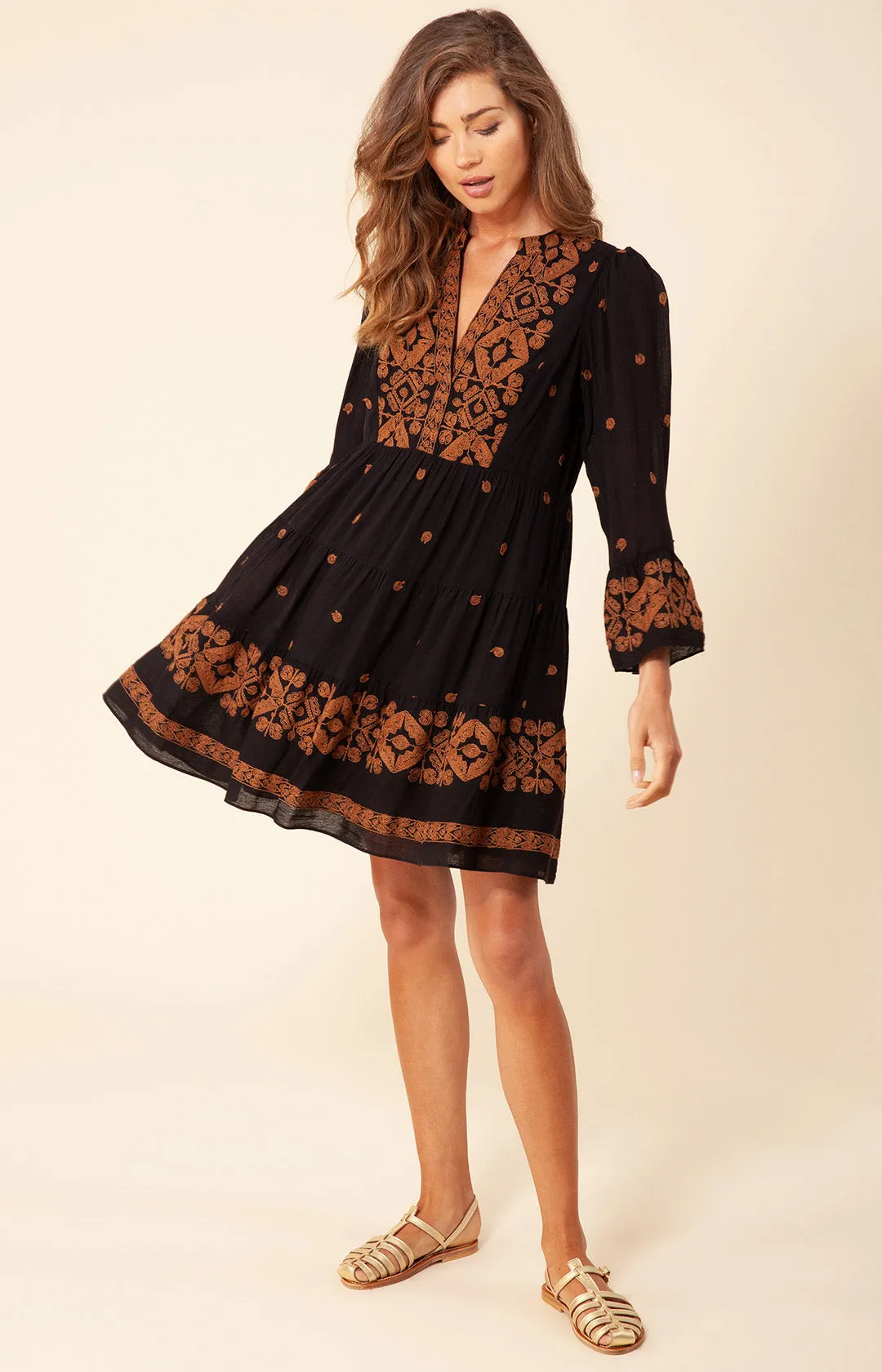 Marja Embroidered Dress sold by Hale Bob product image thumbnail 4
