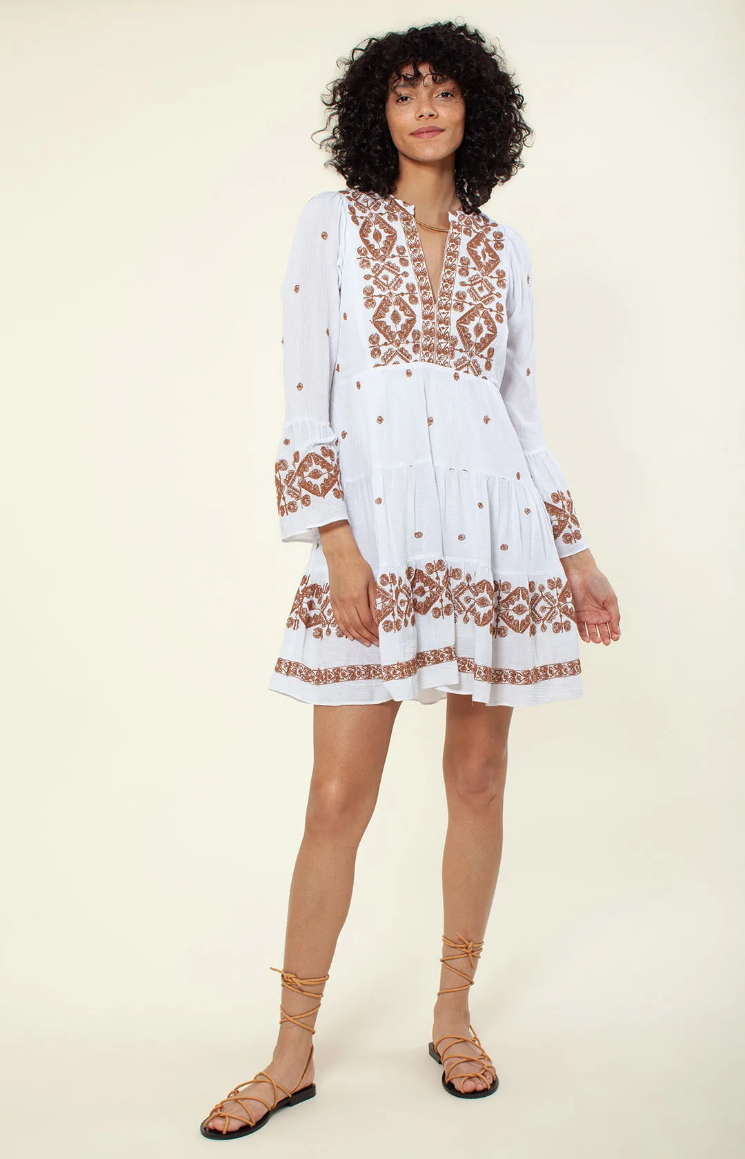 Marja Embroidered Dress sold by Hale Bob