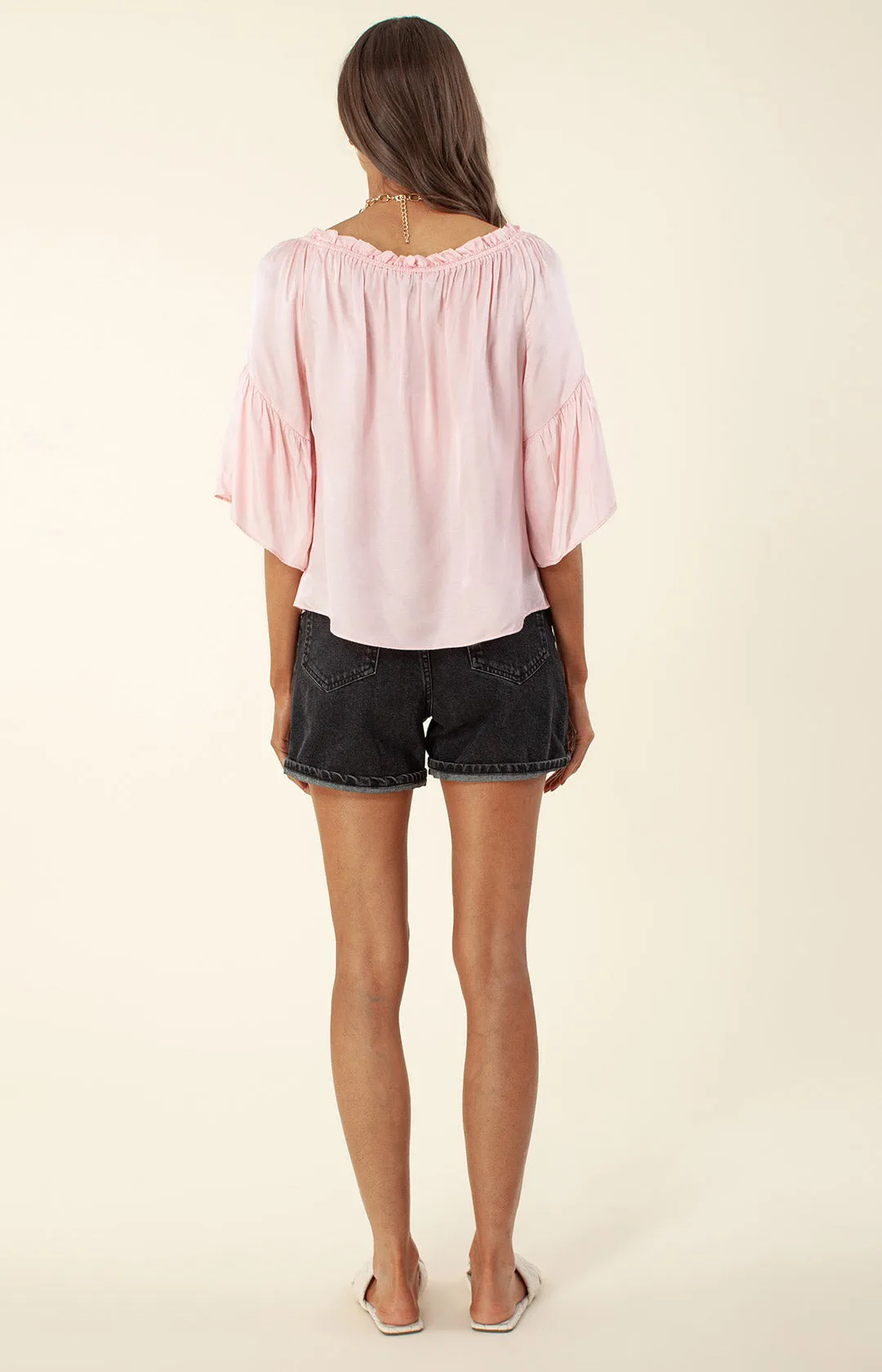 Suzume Solid Silk Top sold by Hale Bob product image thumbnail 2