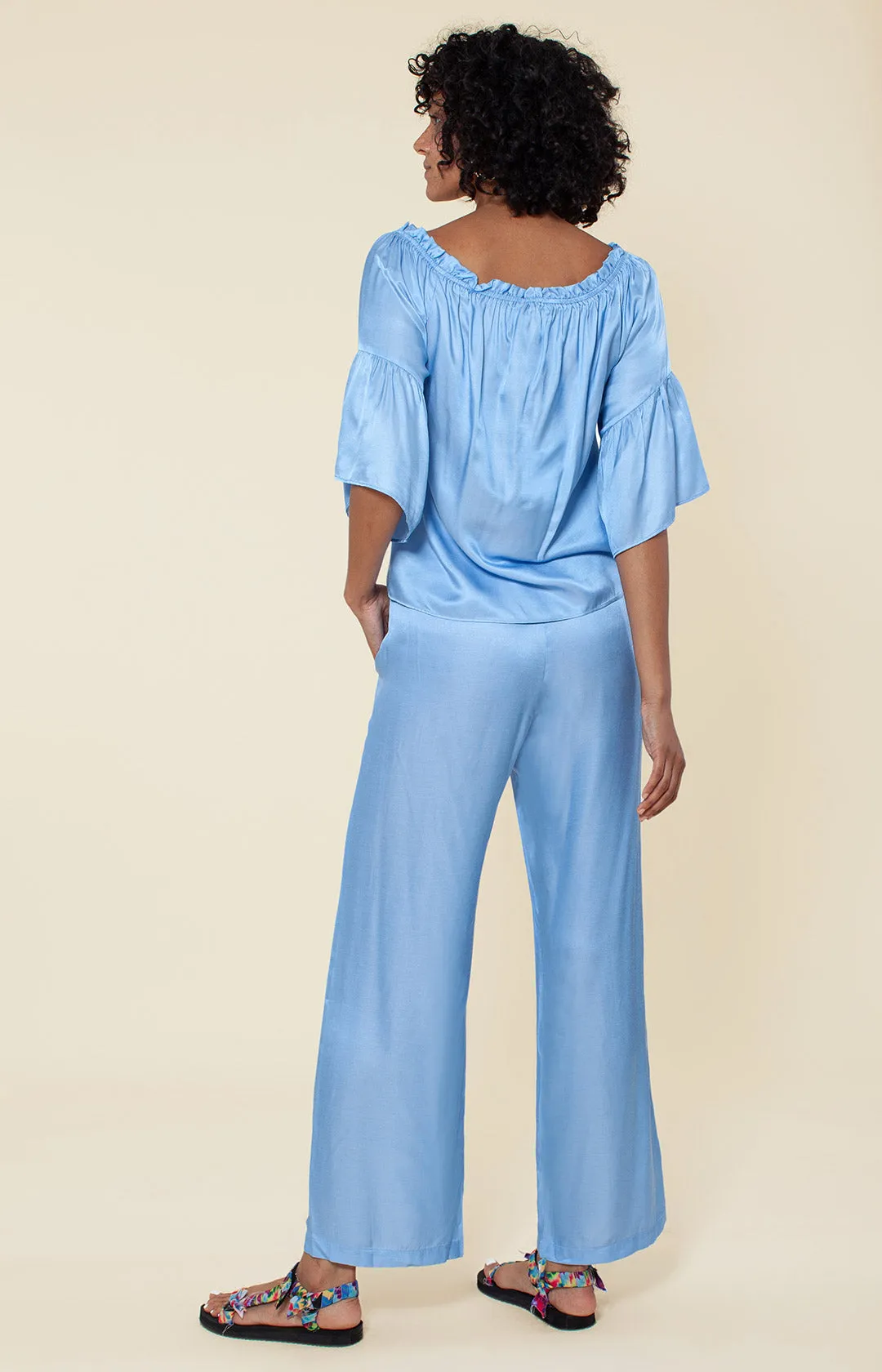 Suzume Solid Silk Top sold by Hale Bob product image thumbnail 4