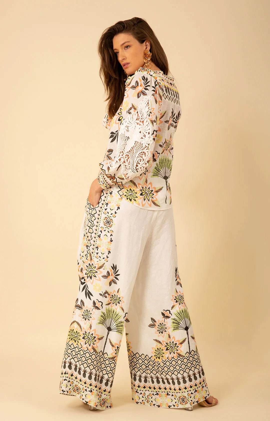 Alayna Linen Pants sold by Hale Bob product image thumbnail 3