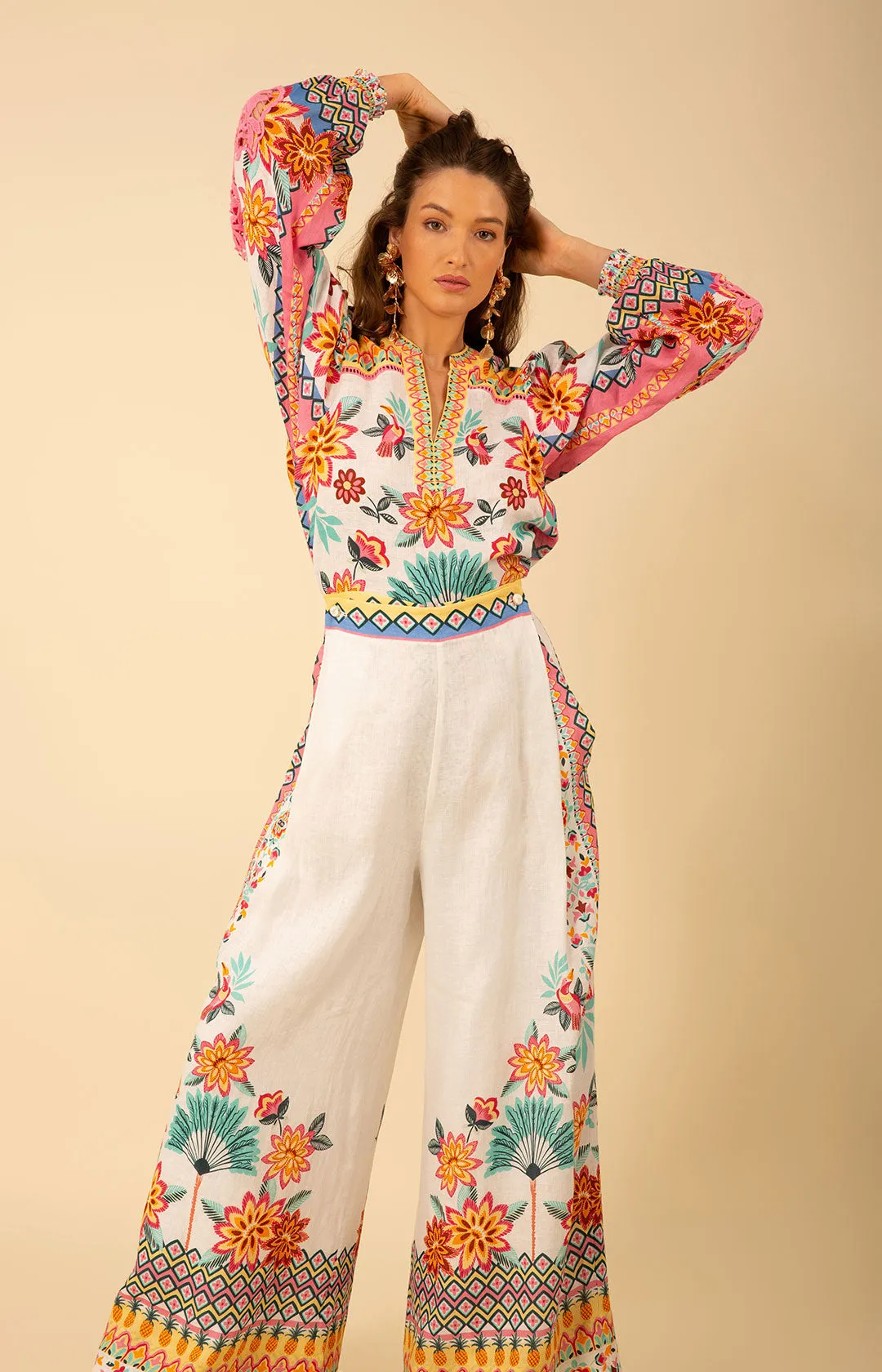 Alayna Linen Pants sold by Hale Bob product image thumbnail 5