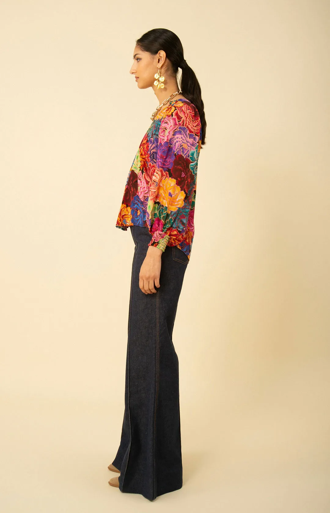 Abigail Silk Top sold by Hale Bob product image thumbnail 4