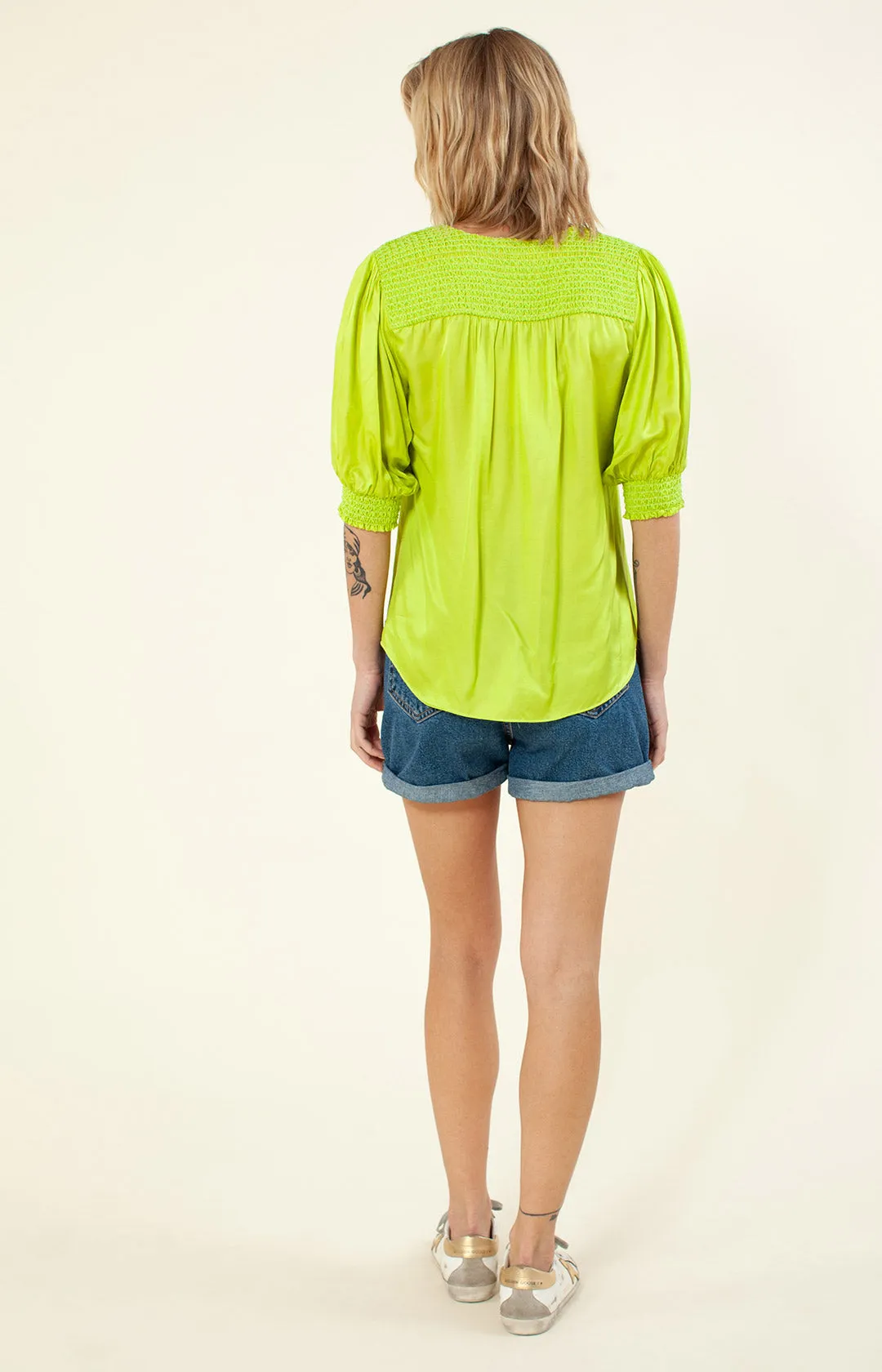 Kalinda Solid Silk Top sold by Hale Bob product image thumbnail 2