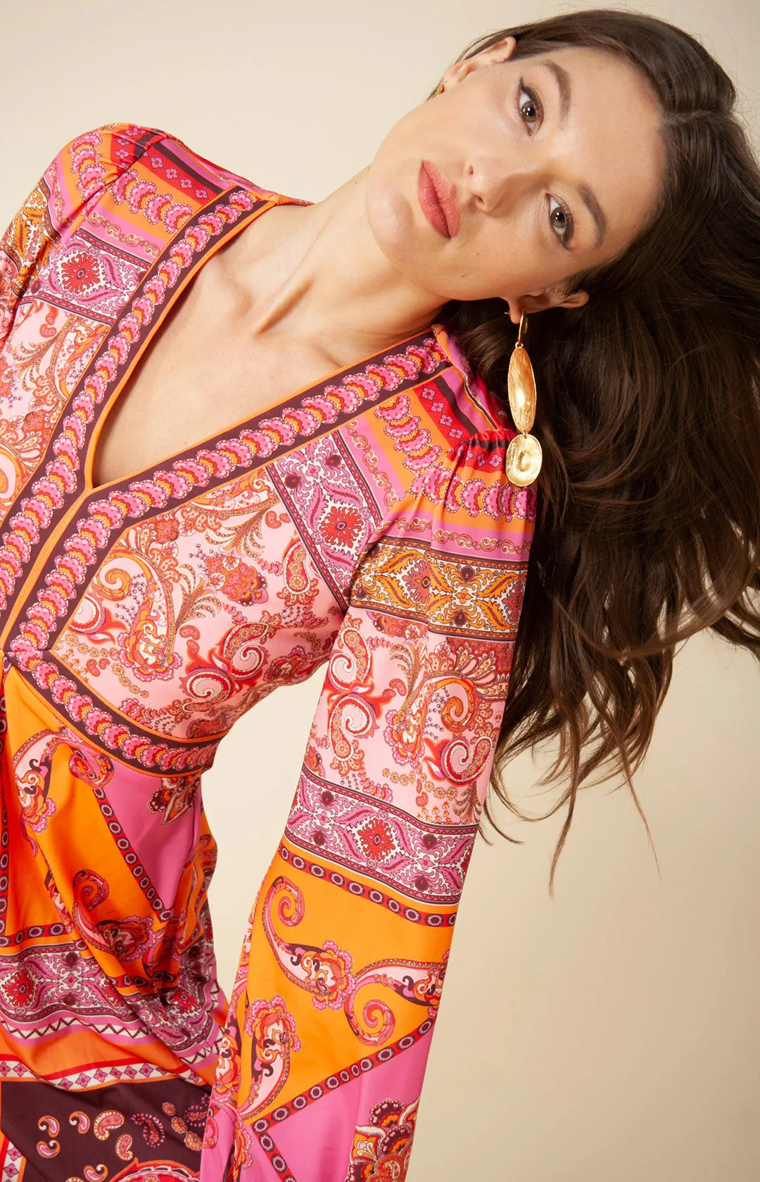 Rose Jersey Dress sold by Hale Bob product image thumbnail 5