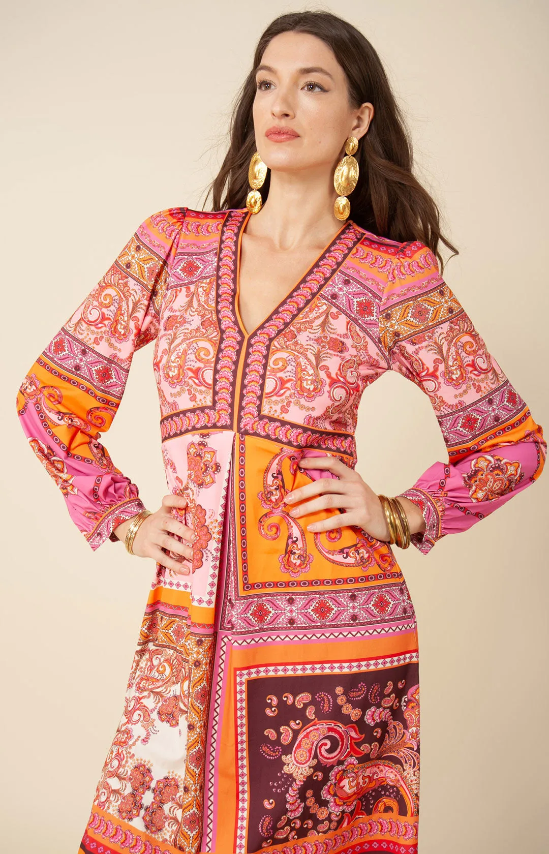 Rose Jersey Dress sold by Hale Bob product image thumbnail 2