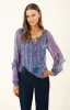 Rosetta Silk Lurex Top sold by Hale Bob
