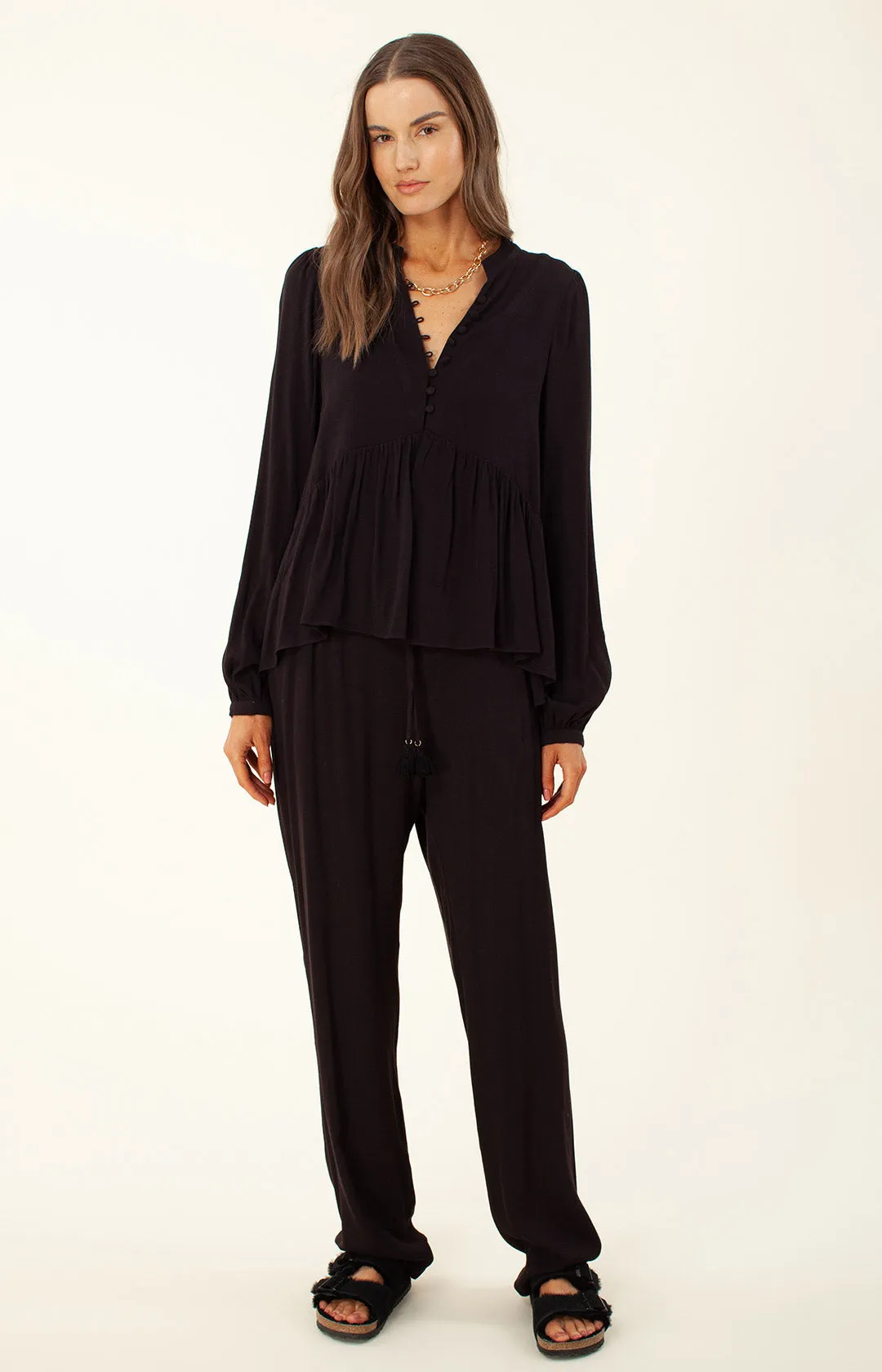 Fonda Solid Pant sold by Hale Bob product image thumbnail 4