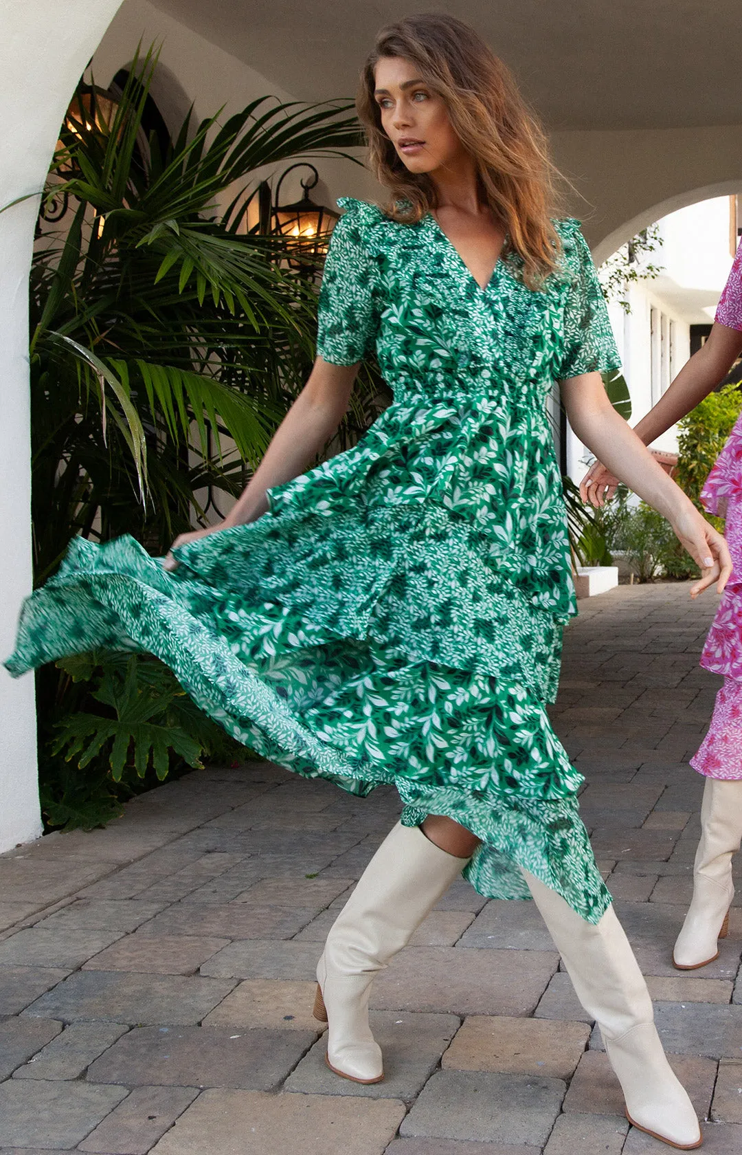 Marah Tiered Dress sold by Hale Bob product image thumbnail 3