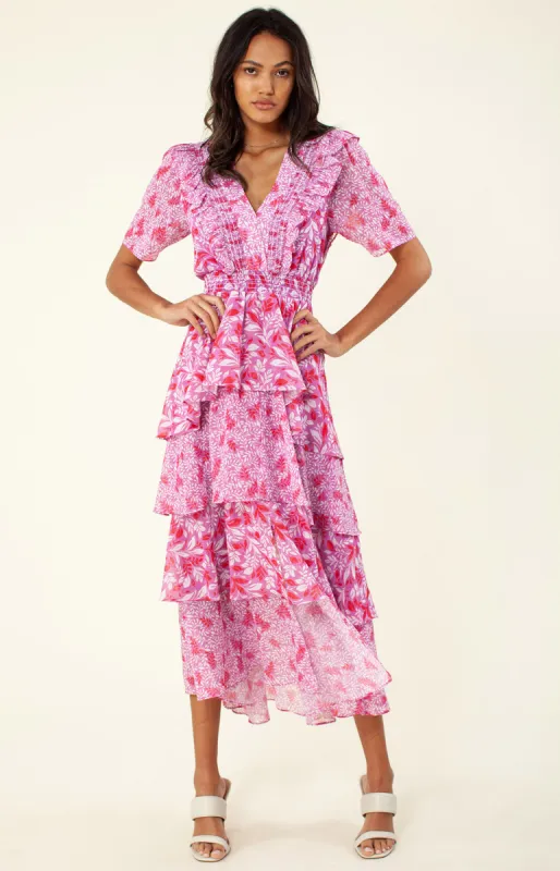 Marah Tiered Dress sold by Hale Bob