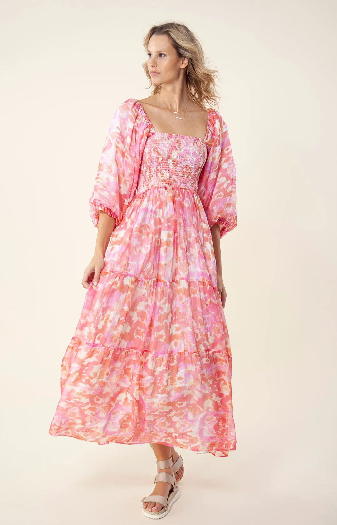 Ilona Chiffon Maxi Dress sold by Hale Bob product image thumbnail 2