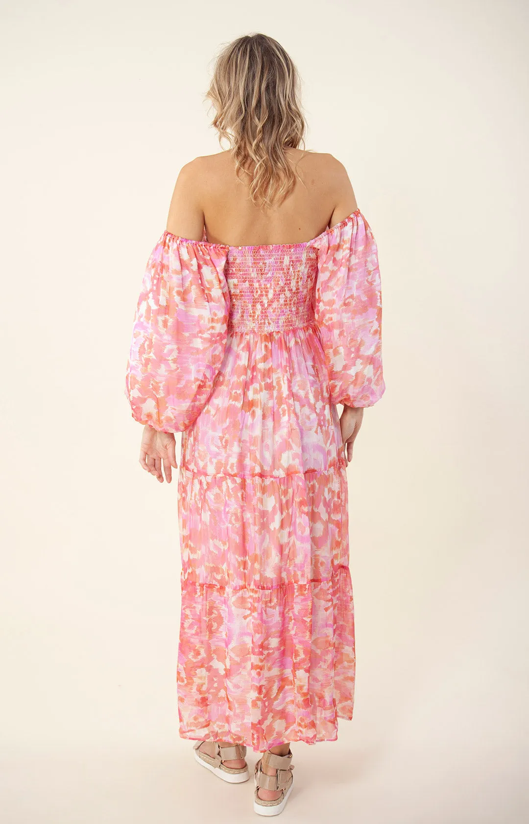Ilona Chiffon Maxi Dress sold by Hale Bob product image thumbnail 3