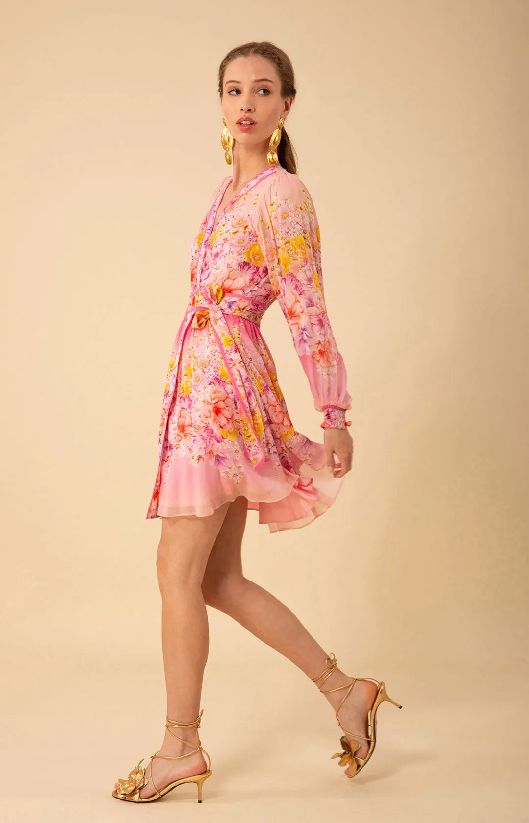 Kehlani Wrap Dress sold by Hale Bob product image thumbnail 4