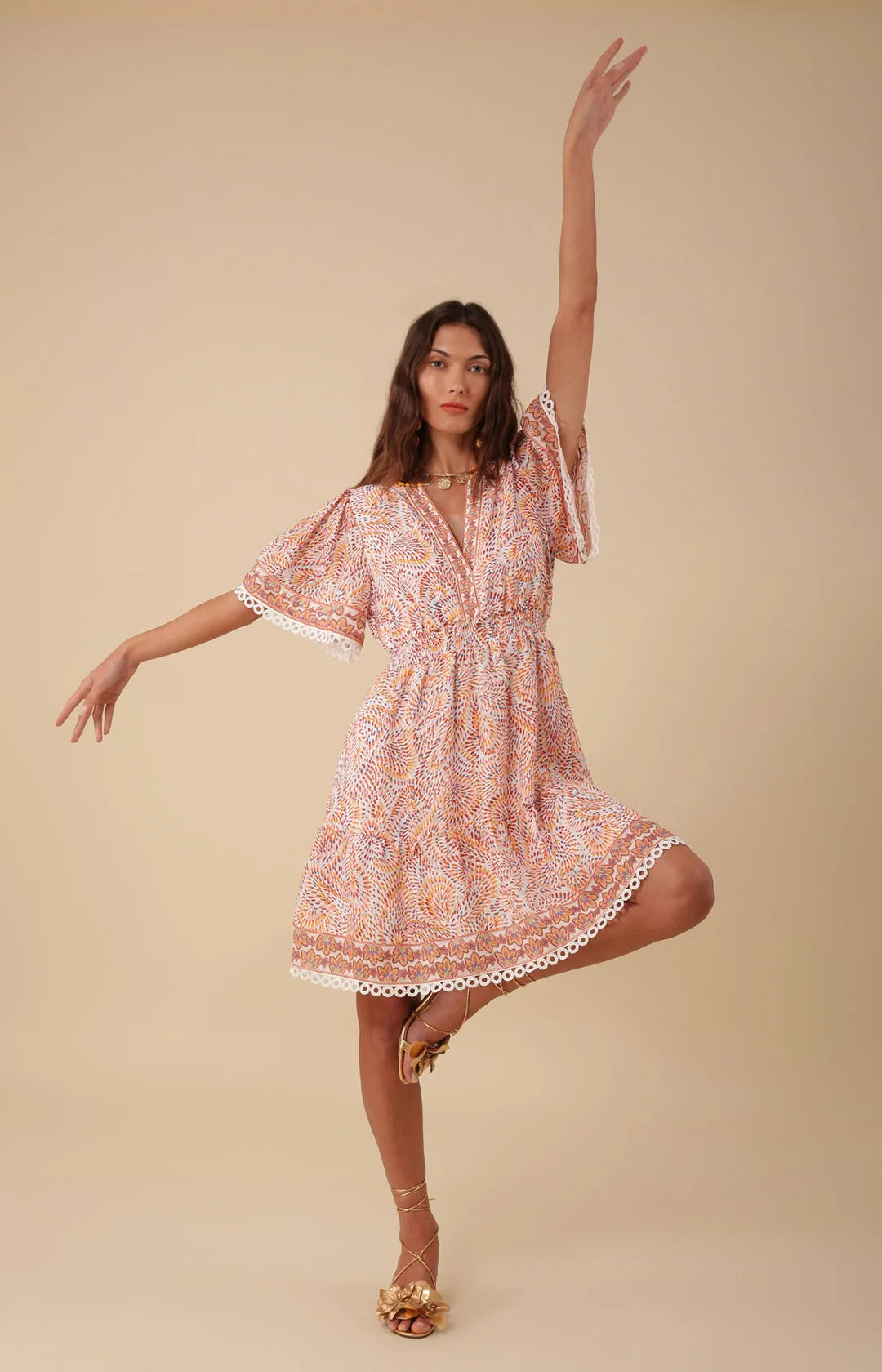 Kylie Linen Dress sold by Hale Bob product image thumbnail 5