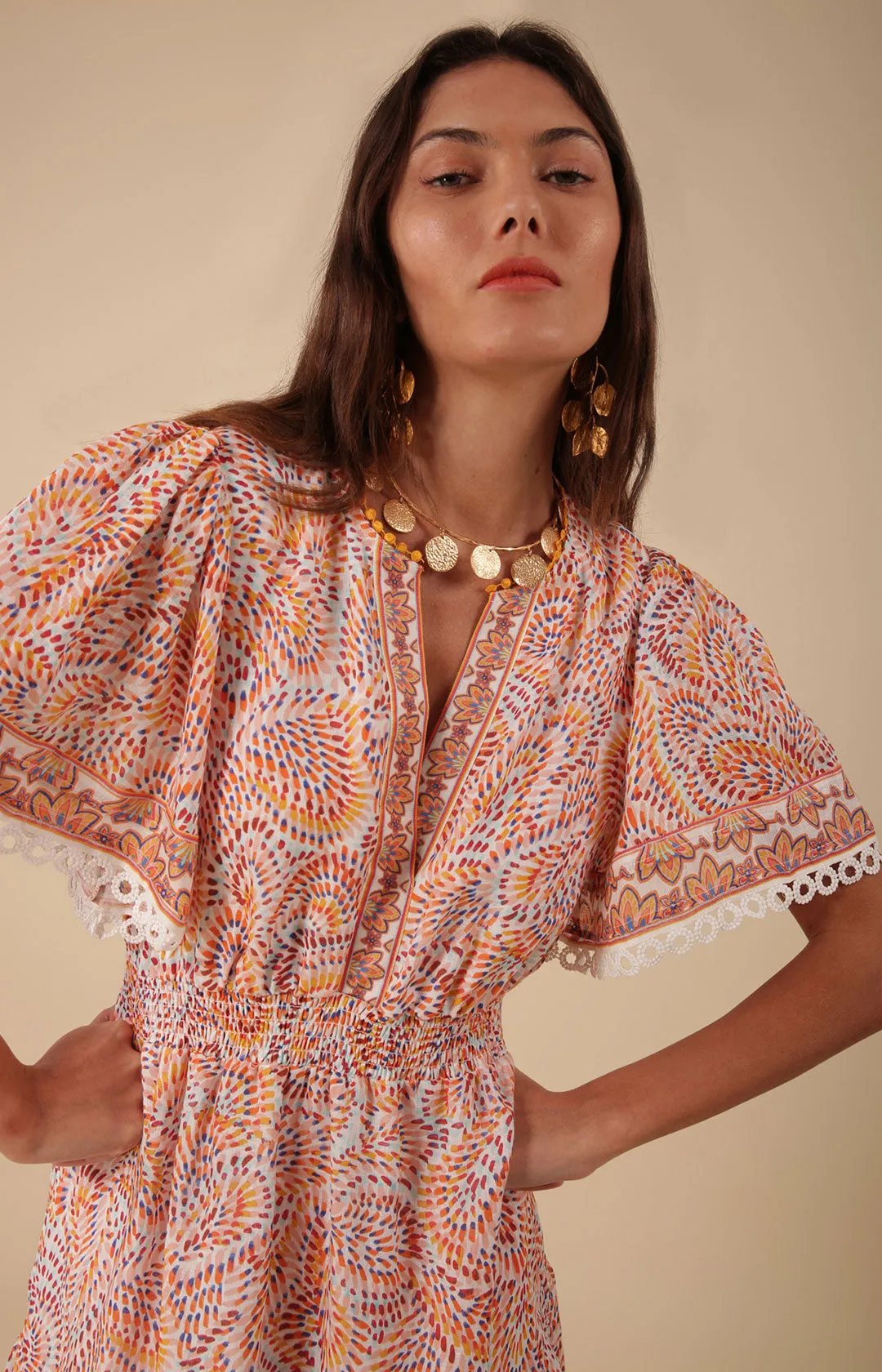 Kylie Linen Dress sold by Hale Bob product image thumbnail 4