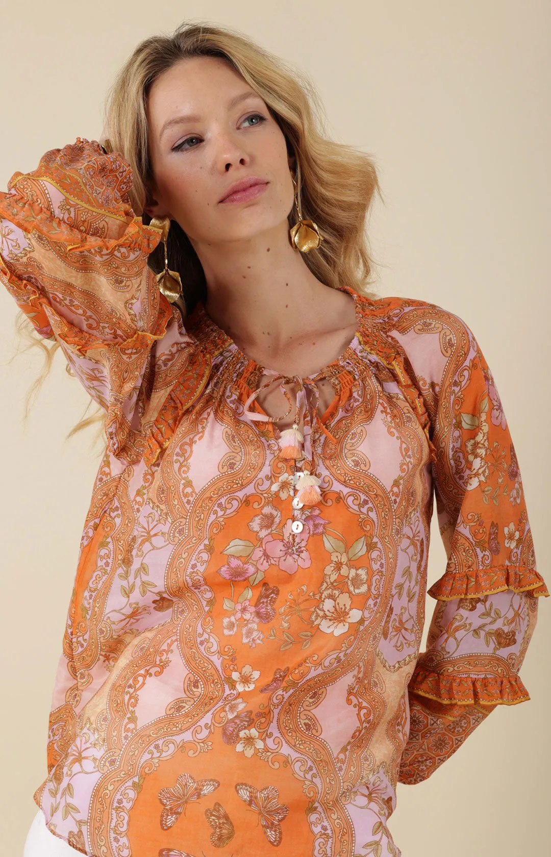 Phoenix Voile Top sold by Hale Bob product image thumbnail 5