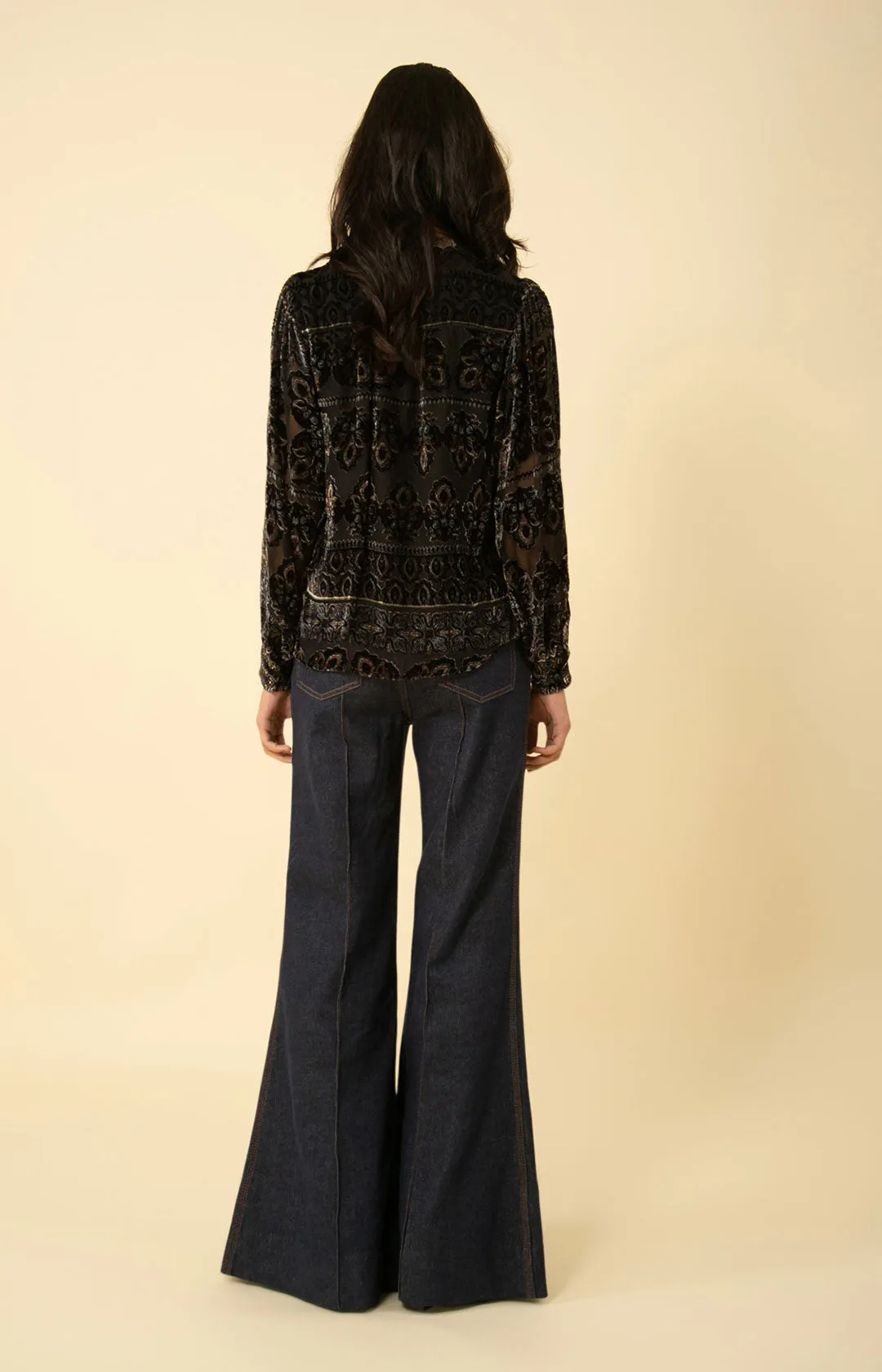 Garance Velvet Burnout Top sold by Hale Bob product image thumbnail 2