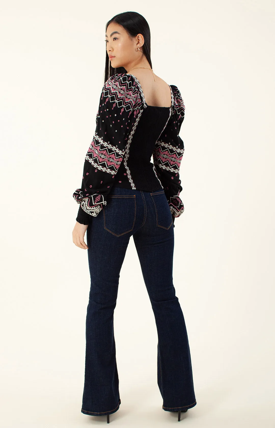 Hassina Embroidered Top sold by Hale Bob product image thumbnail 2