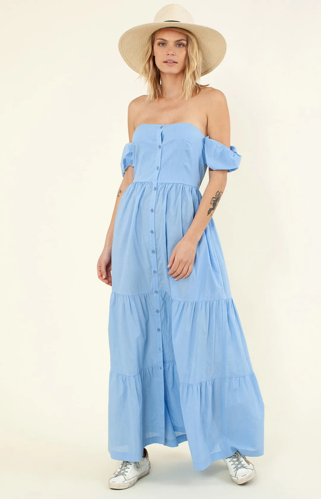 Honora Solid Maxi Dress sold by Hale Bob