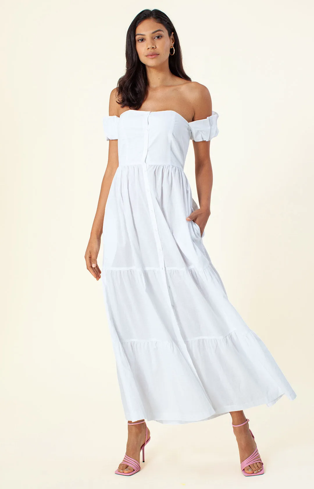 Honora Solid Maxi Dress sold by Hale Bob product image thumbnail 5