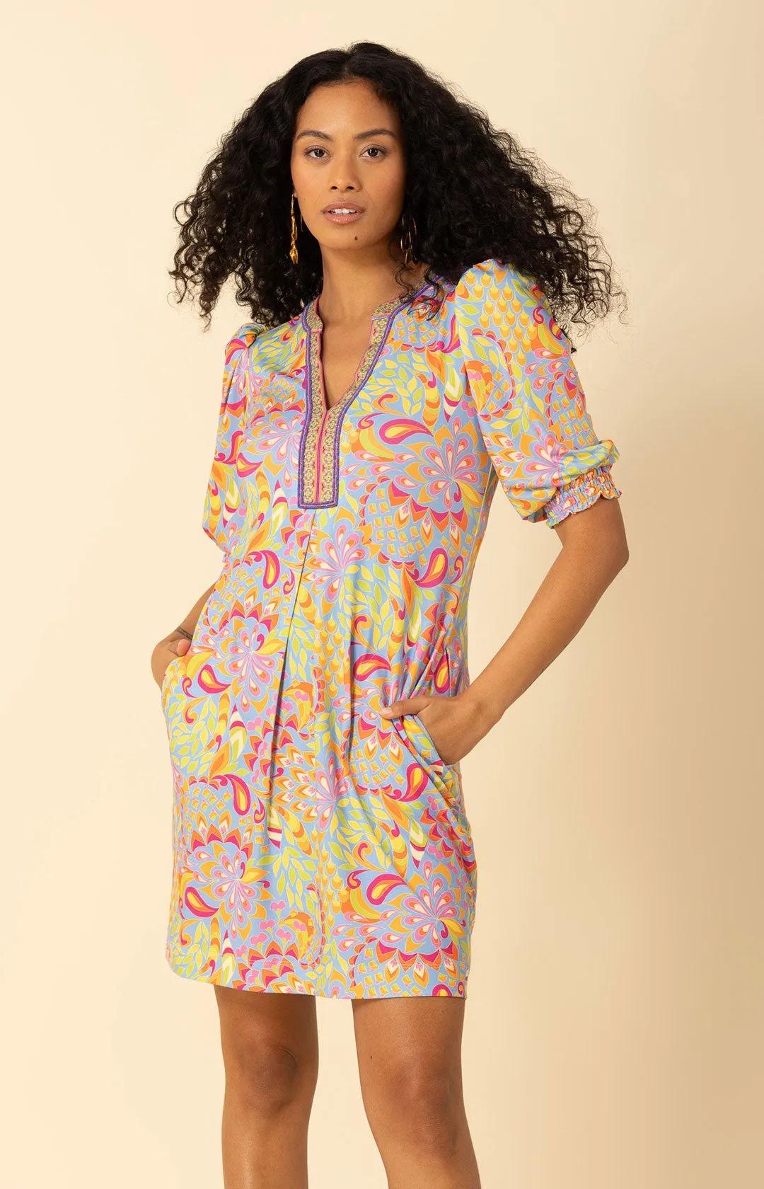 Annie Jersey Dress Beaded sold by Hale Bob