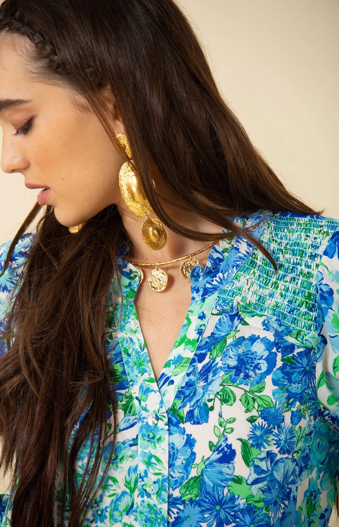 Lydia Button Down Top sold by Hale Bob product image thumbnail 5