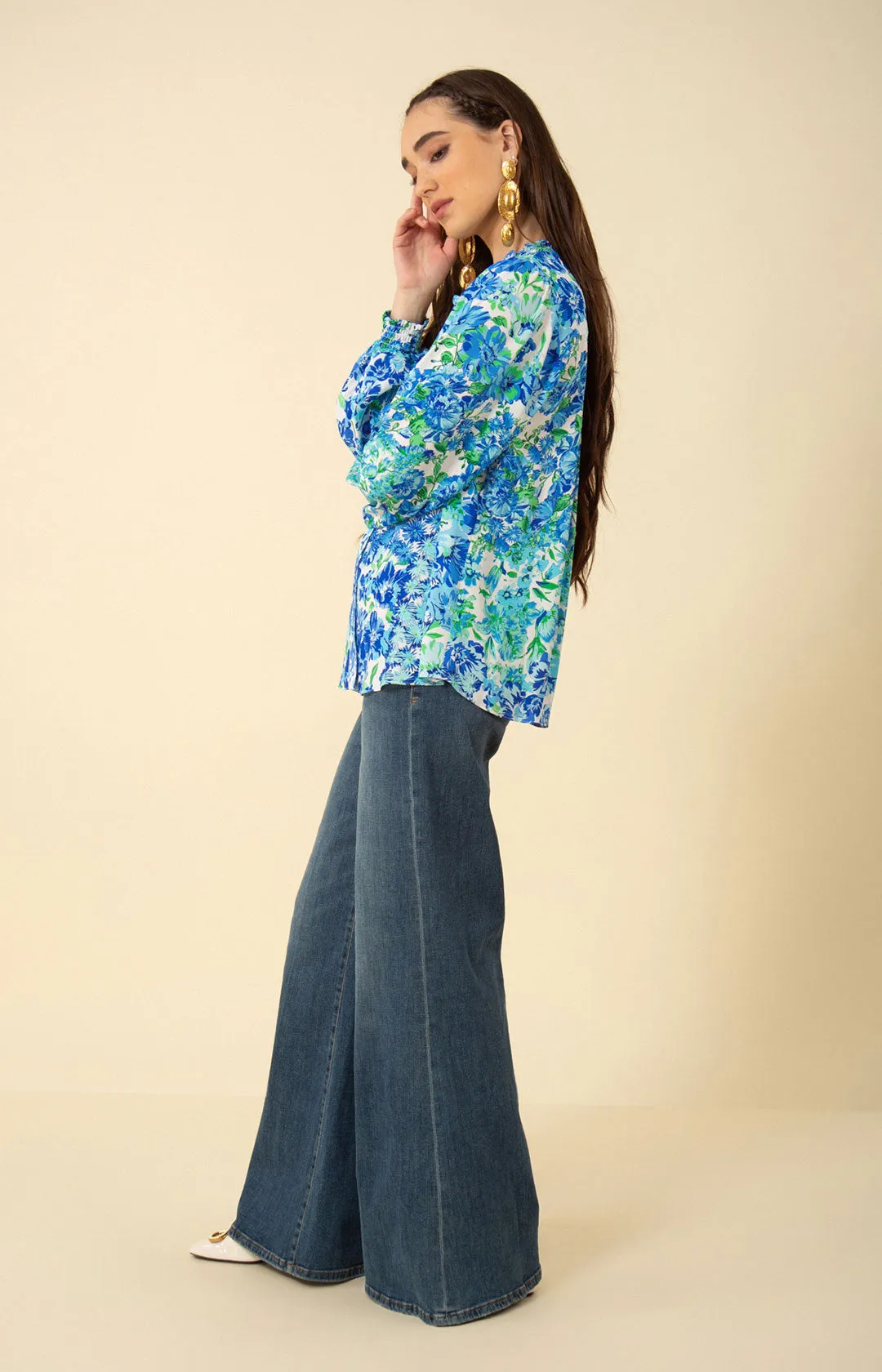 Lydia Button Down Top sold by Hale Bob product image thumbnail 3