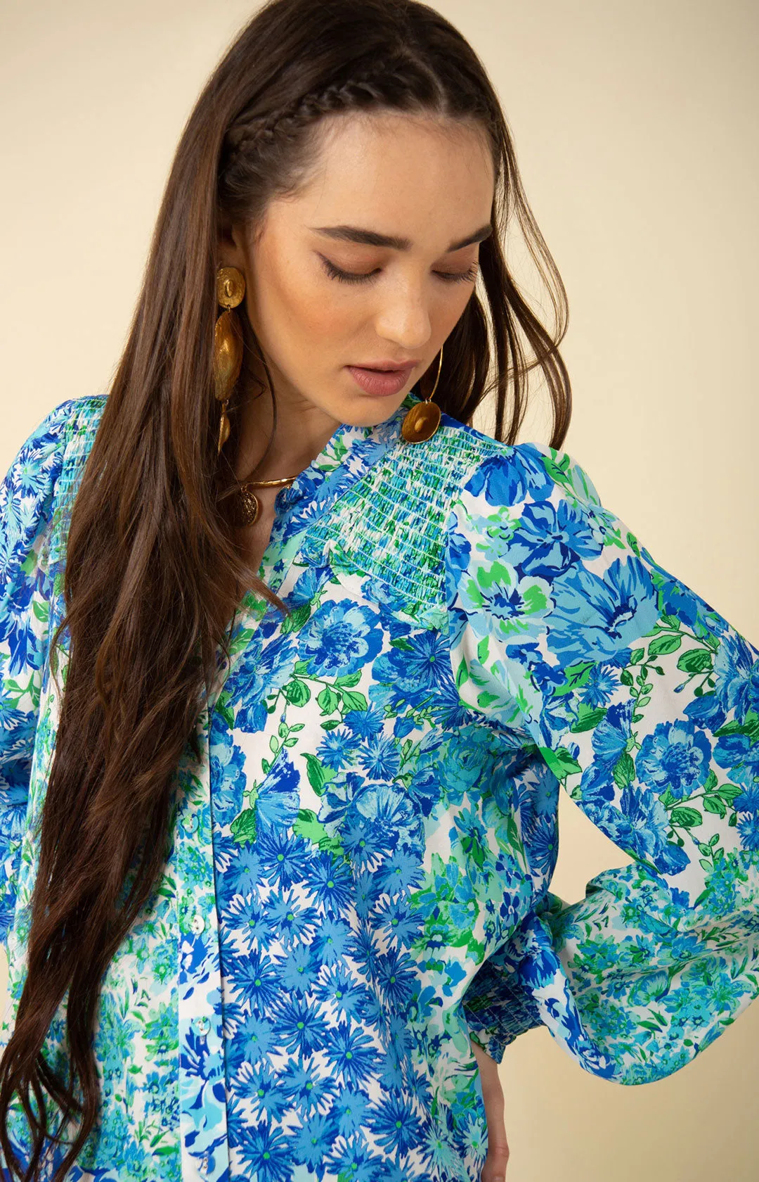 Lydia Button Down Top sold by Hale Bob product image thumbnail 4