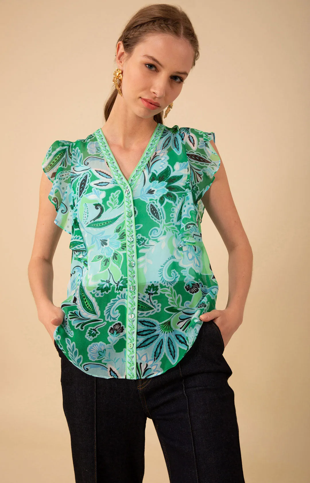 Margaret Top sold by Hale Bob product image thumbnail 5