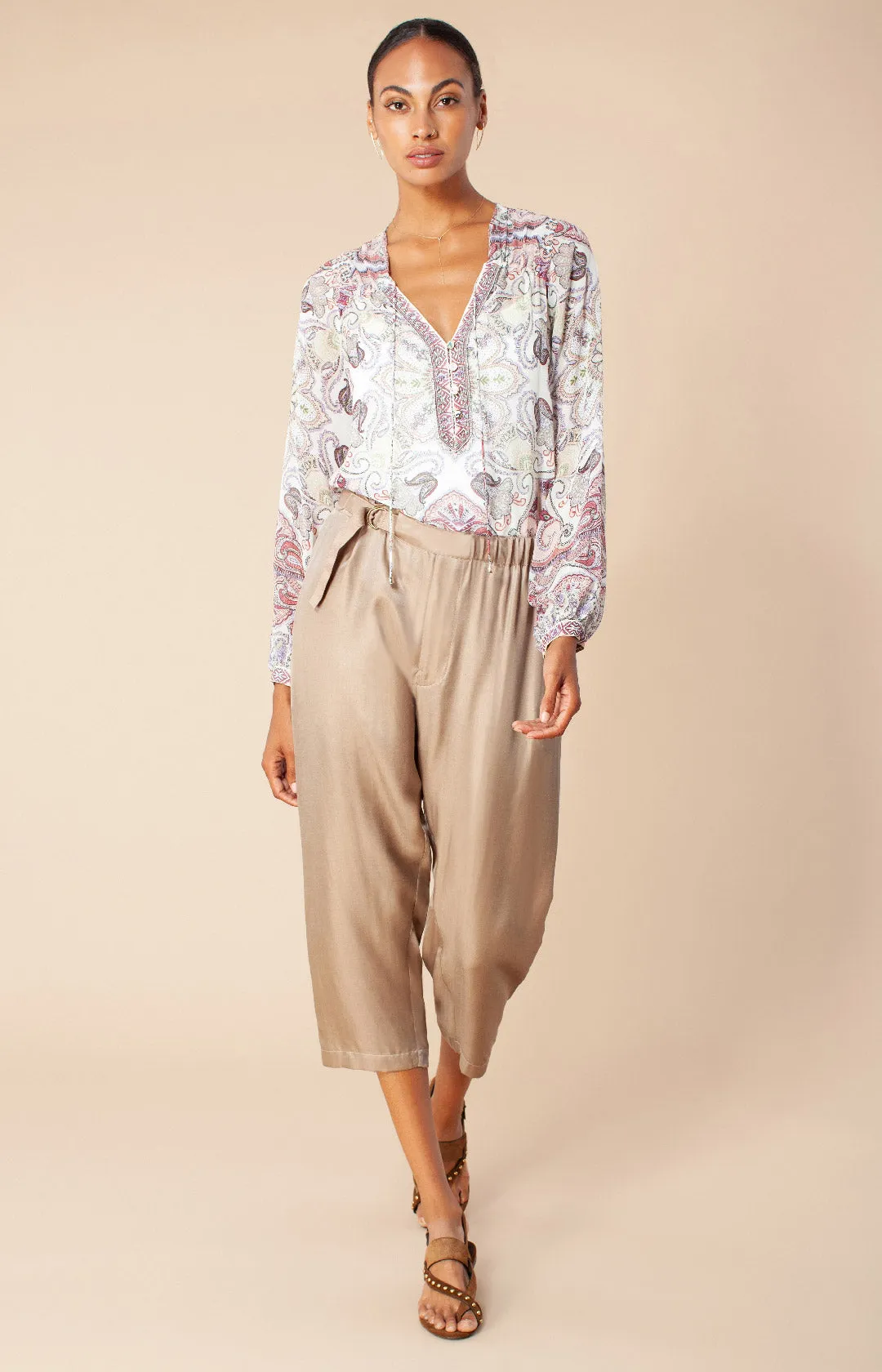 Domenica Solid Pant sold by Hale Bob