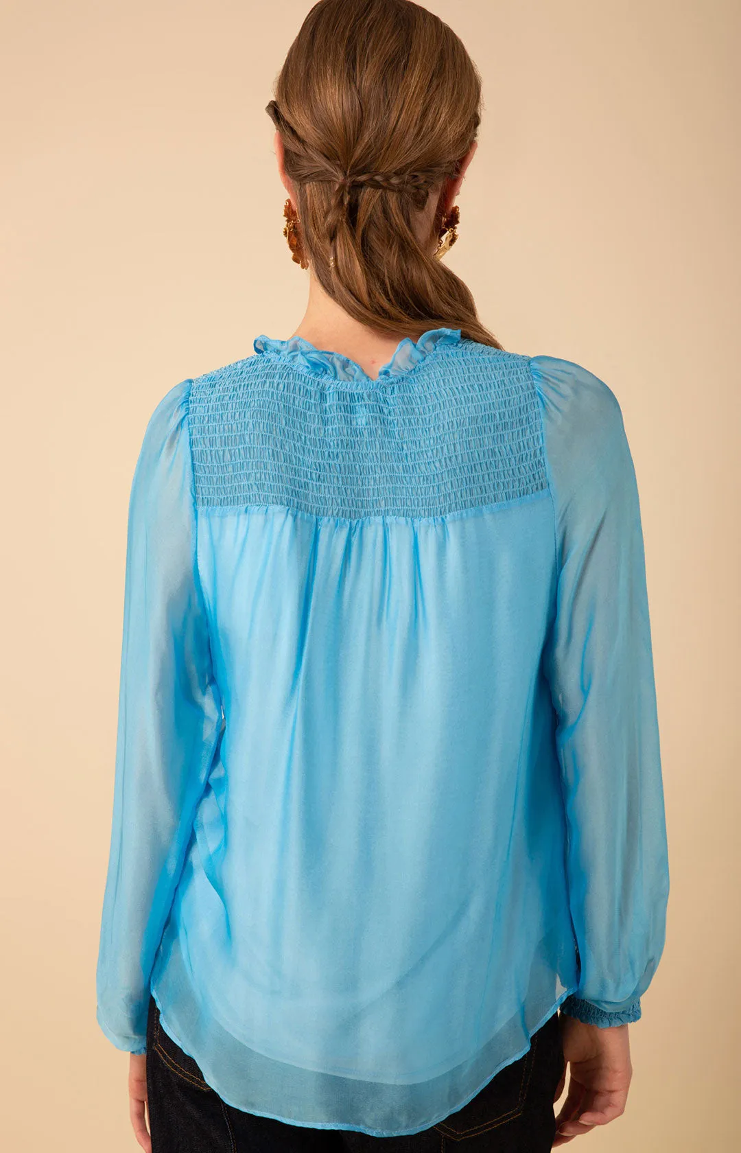 Lucia Solid Chiffon Top sold by Hale Bob product image thumbnail 2