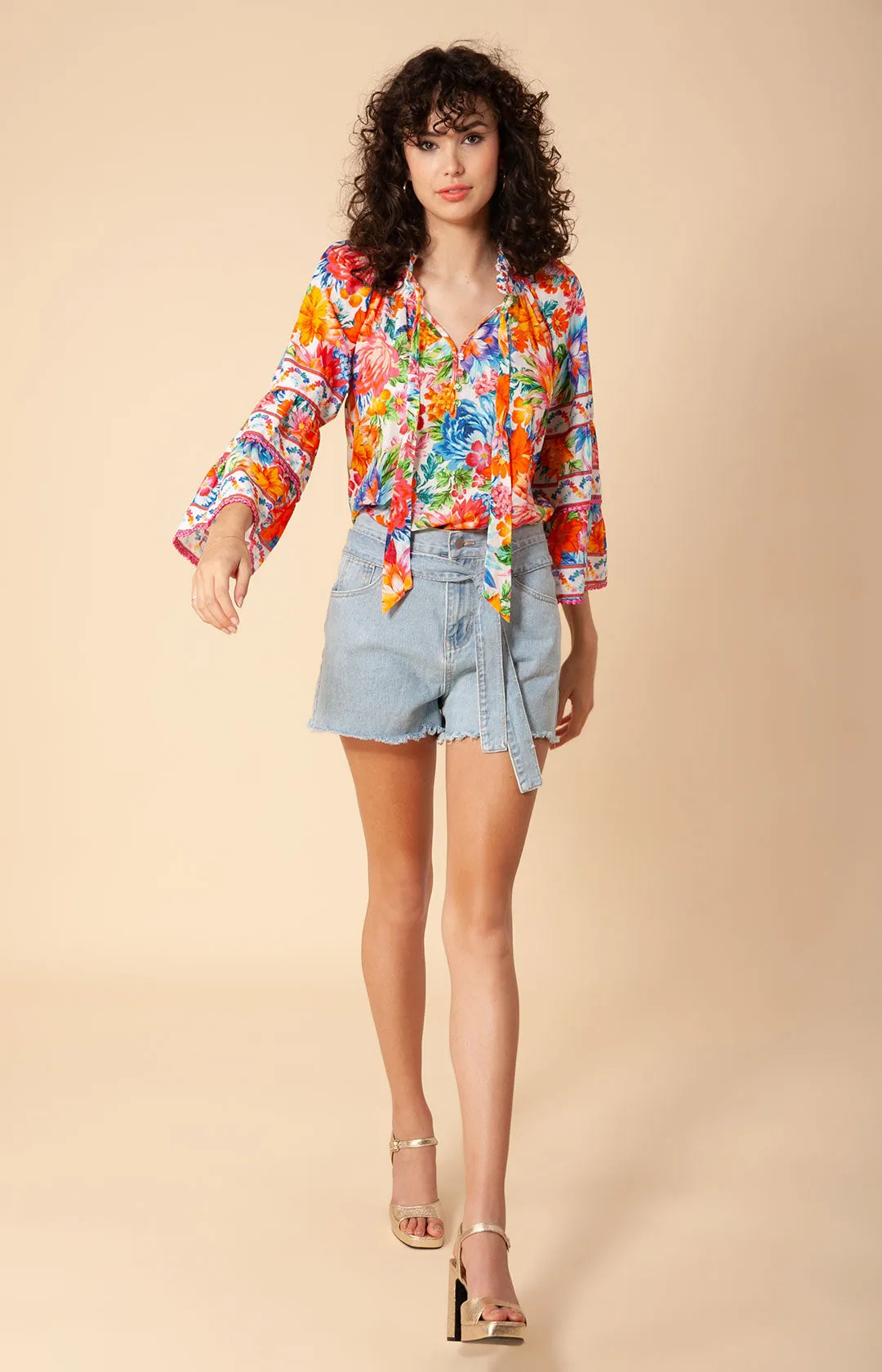 Lucinda Voile Top sold by Hale Bob product image thumbnail 3