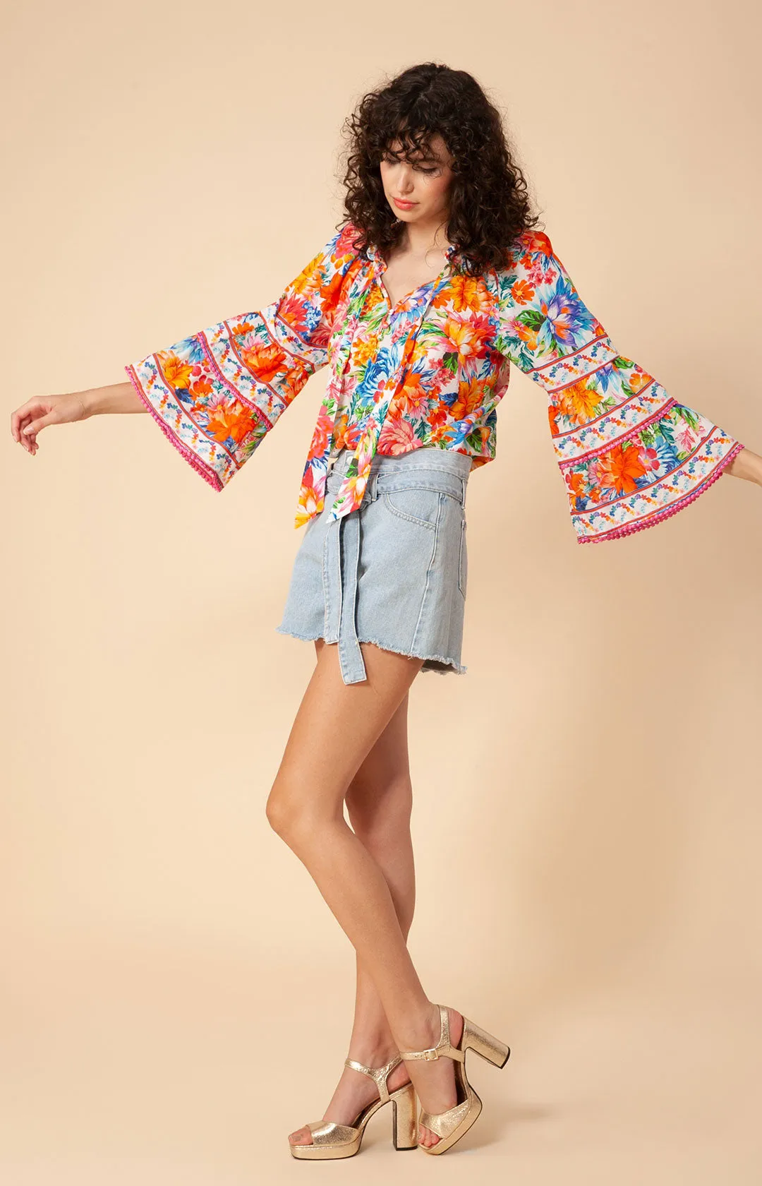 Lucinda Voile Top sold by Hale Bob product image thumbnail 4