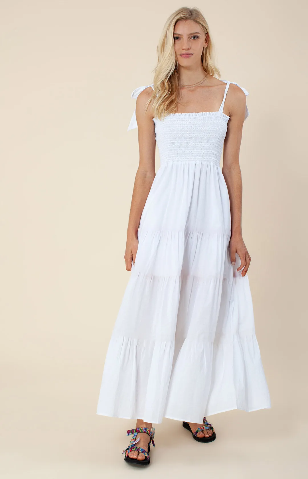 Marina Solid Maxi Dress sold by Hale Bob