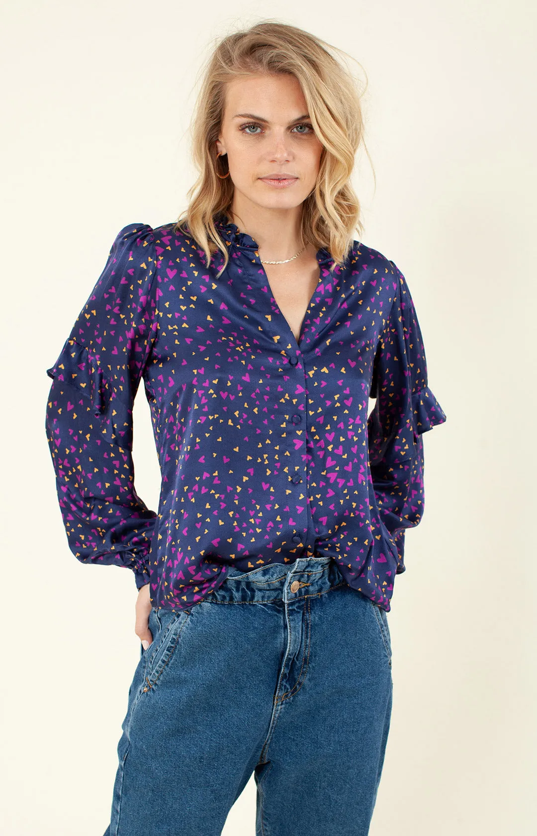 Layla Silk Top sold by Hale Bob