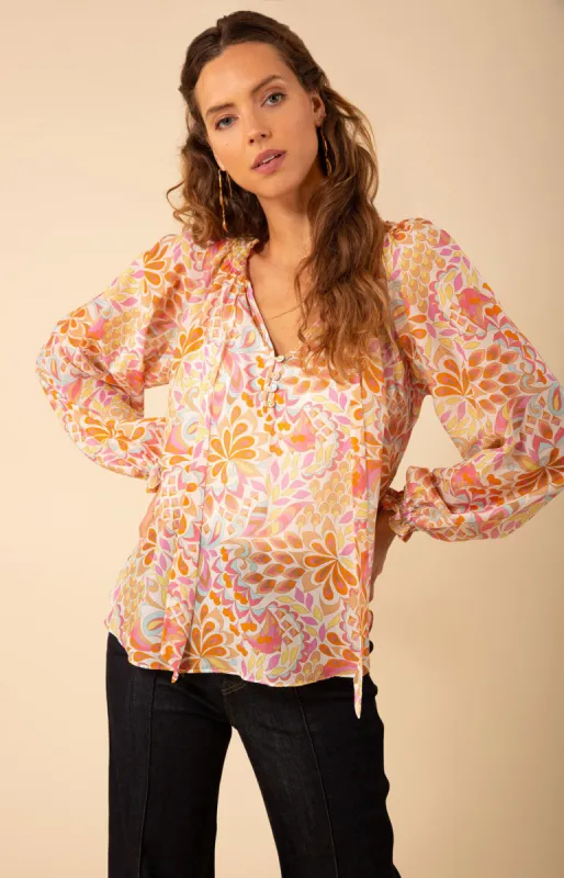 Ariel Voile Top sold by Hale Bob