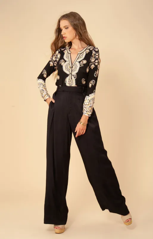Leya Solid Twill Pant sold by Hale Bob