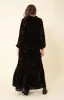 Lina Solid Velvet Burnout Maxi Dress sold by Hale Bob