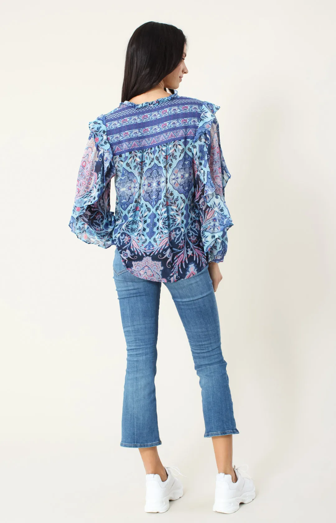 Savannah Silk Top sold by Hale Bob product image thumbnail 5