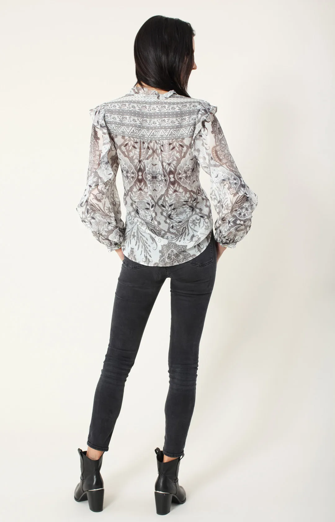 Savannah Silk Top sold by Hale Bob product image thumbnail 2