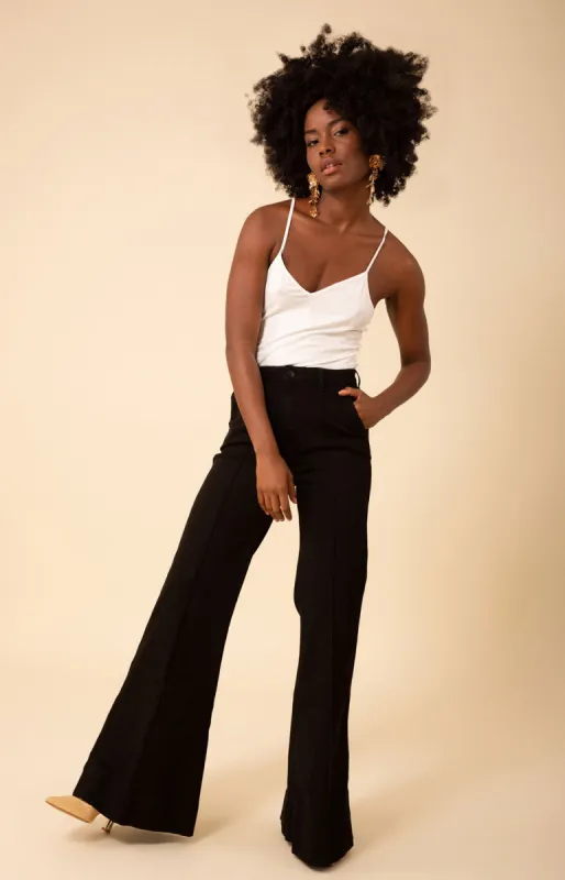 Blake Flare Leg Denim Trouser Made in California sold by Hale Bob